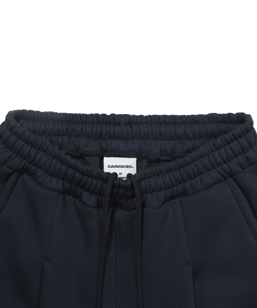 GAINSBORO(ゲインズボロ)の「ワンタックワイドスウェットパンツ_ネイビー(スウェットパンツ・レディース・ネイビー・S/M/L/XL)」の4枚目の写真