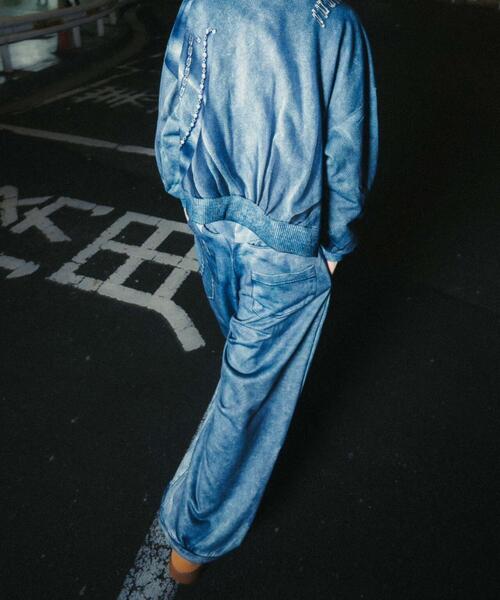 ROYAL FLASH（ロイヤルフラッシュ）の「TALKING ABOUT THE ABSTRACTION/トーキングアバウトジアブストラクション/別注SWEAT ACC WIDE PANTS（その他パンツ・メンズ・ブラック/グレー・S/M/L）」の18枚目の写真