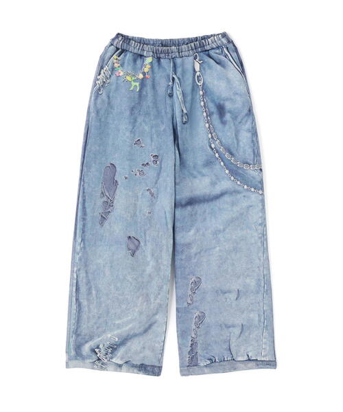 ROYAL FLASH（ロイヤルフラッシュ）の「TALKING ABOUT THE ABSTRACTION/トーキングアバウトジアブストラクション/別注SWEAT ACC WIDE PANTS（その他パンツ・メンズ・ブラック/グレー・S/M/L）」の21枚目の写真