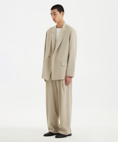YOUTH(ユース)の「Double Breasted Jacket - Light Beige(テーラードジャケット・レディース・その他・S)」の1枚目の写真