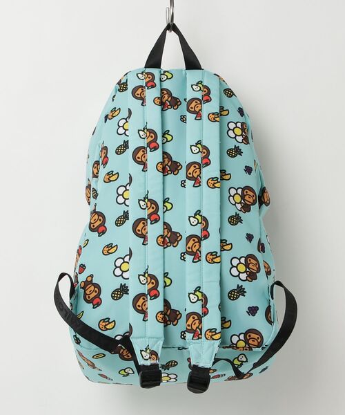 A BATHING APE（アベイシングエイプ）の「BABY MILO LARGE BACKPAC #2（ショルダーバッグ・メンズ・グリーン/アイボリー・FREE）」の11枚目の写真