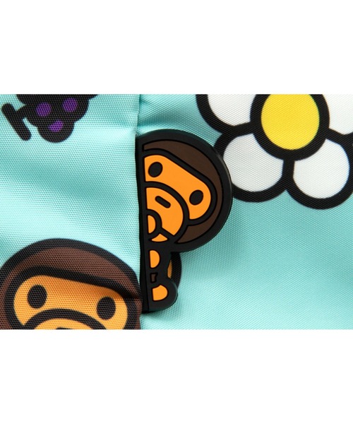 A BATHING APE（アベイシングエイプ）の「BABY MILO LARGE BACKPAC #2（ショルダーバッグ・メンズ・グリーン/アイボリー・FREE）」の10枚目の写真