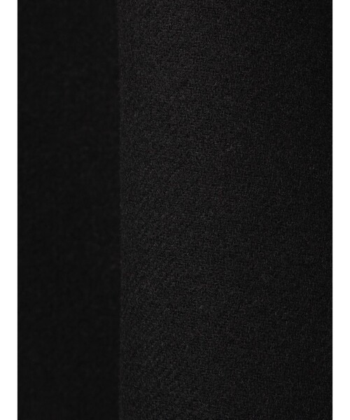 mizuiroind（ミズイロインド）の「mizuiro ind ウールブレンドスタンドカラーシャツワンピース（ワンピース・レディース・ブラウン/ライトグレー/ブラック・FREE）」の7枚目の写真