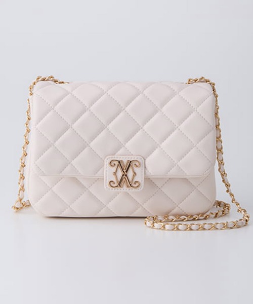 INGNI（イング）の「エンブレム付キルティングショルダーバッグ（ショルダーバッグ・レディース・オフホワイト/ブラック/ピンク・-）」の14枚目の写真