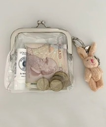 ammy.（エイミードット）の「【 ammy. / エイミードット 】 がま口 クリアポーチ（ポーチ）」