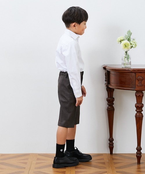EASTBOY（イーストボーイ）の「【EAST BOY】フォーマルハーフパンツスーツ５点セット　(120～130cm)（スーツセット・キッズ・ブラウン・130/120）」の4枚目の写真