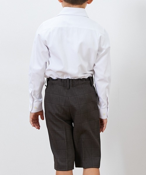 EASTBOY（イーストボーイ）の「【EAST BOY】フォーマルハーフパンツスーツ５点セット　(120～130cm)（スーツセット・キッズ・ブラウン・130/120）」の5枚目の写真