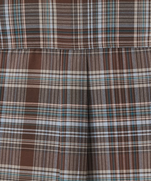 RAGEBLUE（レイジブルー）の「Oxford Tartan Check Button Down Shirts/チェック柄ボタンダウンシャツ（シャツ/ブラウス・メンズ・ダークブラウン/グリーン・MEDIUM/LARGE）」の5枚目の写真