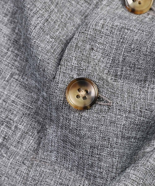 The DUFFER of ST.GEORGE(ザダファーオブセントジョージ)の「WOOL LIKE PO SHIRT:ウールライク プルオーバーシャツ シャツアウター(シャツ/ブラウス・メンズ・グレー/ブラック・MEDIUM/LARGE)」の14枚目の写真