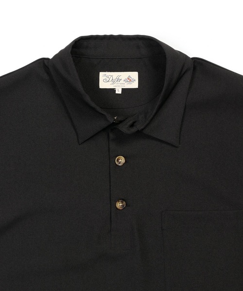The DUFFER of ST.GEORGE(ザダファーオブセントジョージ)の「WOOL LIKE PO SHIRT:ウールライク プルオーバーシャツ シャツアウター(シャツ/ブラウス・メンズ・グレー/ブラック・MEDIUM/LARGE)」の11枚目の写真
