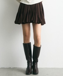 krahe（クレーエ）の「グロッシーサテン 変形ミニスカート（スカート）」