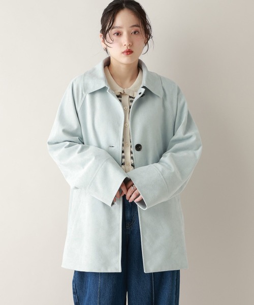 RAGEBLUE（レイジブルー）の「カラースウェードミドルジャケット（ブルゾン・レディース・ピンク/グリーン/ブルー・FREE）」の17枚目の写真