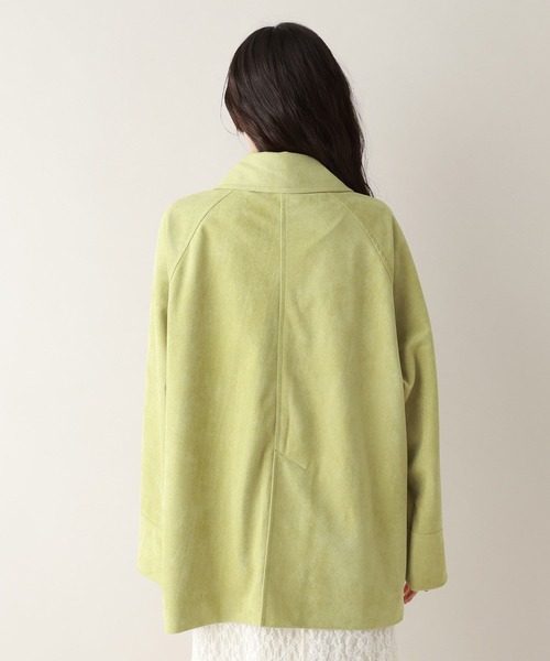 RAGEBLUE（レイジブルー）の「カラースウェードミドルジャケット（ブルゾン・レディース・ピンク/グリーン/ブルー・FREE）」の20枚目の写真