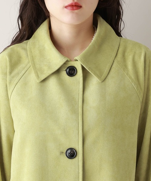 RAGEBLUE（レイジブルー）の「カラースウェードミドルジャケット（ブルゾン・レディース・ピンク/グリーン/ブルー・FREE）」の21枚目の写真