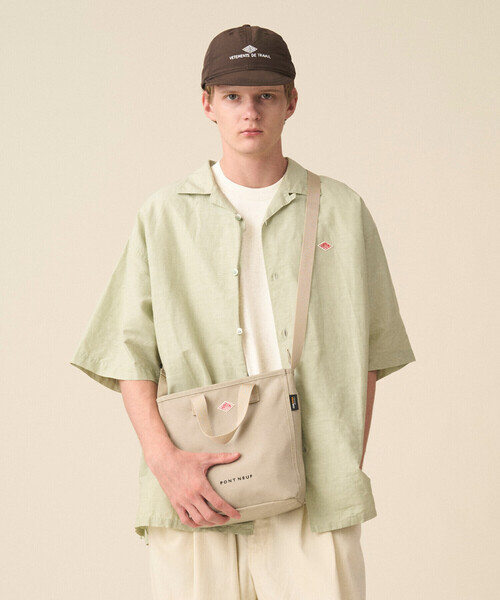 DANTON（ダントン）の「Cordura Canvas 2way Tote Bag〈PONT NEUF〉（ショルダーバッグ・レディース・ダークグレー/オレンジ/オフホワイト/ブラック/グレイッシュベージュ/ブルー系その他5・-）」の10枚目の写真