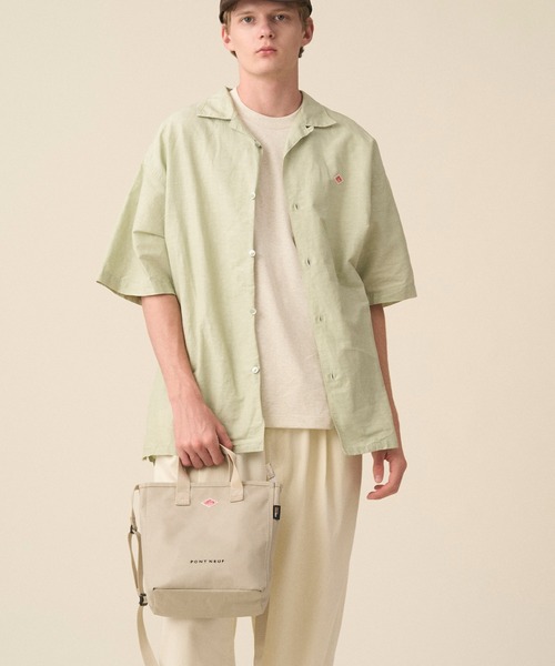 DANTON（ダントン）の「Cordura Canvas 2way Tote Bag〈PONT NEUF〉（ショルダーバッグ・レディース・ダークグレー/オレンジ/オフホワイト/ブラック/グレイッシュベージュ/ブルー系その他5・-）」の2枚目の写真