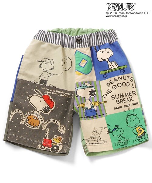 PEANUTS(ピーナッツ)の「PEANUTS GOOD OLDショーツ(その他パンツ・キッズ・ベージュ/チャコール・160/150/140/130/120/110/100/90/80)」の2枚目の写真