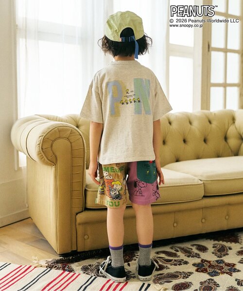 PEANUTS(ピーナッツ)の「PEANUTS GOOD OLDショーツ(その他パンツ・キッズ・ベージュ/チャコール・160/150/140/130/120/110/100/90/80)」の6枚目の写真