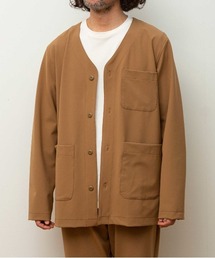 A blends（エイブレンズ）の「A blends ストレッチノーカラーJK（ノーカラージャケット）」