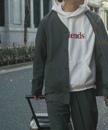 A blends（エイブレンズ）の「A blends ストレッチノーカラーJK（ノーカラージャケット）」