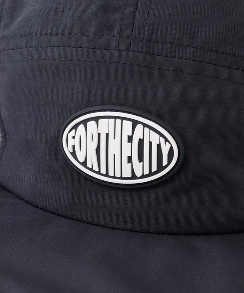 FTC（エフティーシー）の「FORTHECITY NYLON CAMP CAP（キャップ・メンズ・ブラック/ホワイト・FREE）」の5枚目の写真