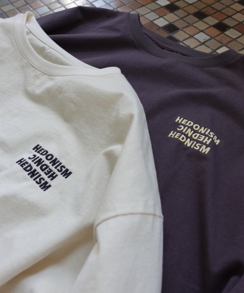 TEEN BOOP(ティーンブープ)の「エンブロイダリールーズロンTee(Tシャツ/カットソー・レディース・チャコールグレー/アイボリー・FREE)」の16枚目の写真