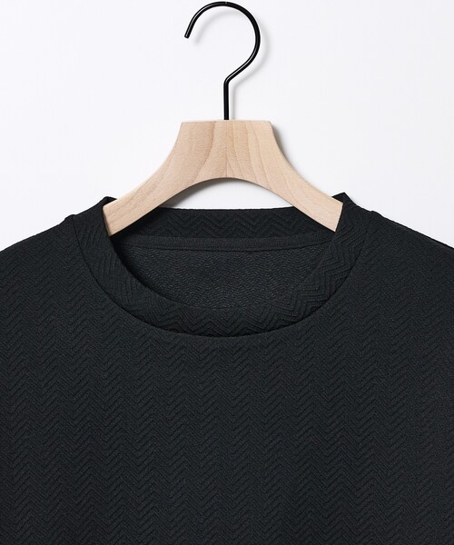 ABAHOUSE GRAY（アバハウスグレイ）の「ヘリンボーン ジャガード 長袖Tシャツ（Tシャツ/カットソー・メンズ・グレイッシュブルー/ホワイト/グレイッシュベージュ/ブラック・48/46）」の20枚目の写真