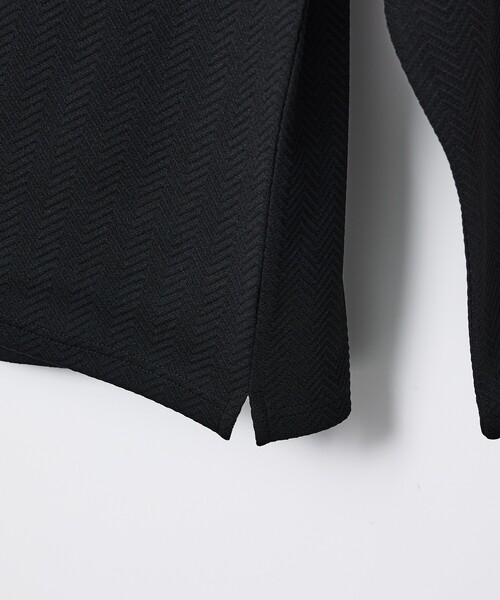 ABAHOUSE GRAY（アバハウスグレイ）の「ヘリンボーン ジャガード 長袖Tシャツ（Tシャツ/カットソー・メンズ・グレイッシュブルー/ホワイト/グレイッシュベージュ/ブラック・48/46）」の19枚目の写真