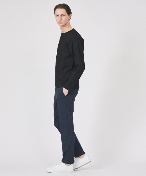 ABAHOUSE GRAY（アバハウスグレイ）の「ヘリンボーン ジャガード 長袖Tシャツ（Tシャツ/カットソー・メンズ・グレイッシュブルー/ホワイト/グレイッシュベージュ/ブラック・48/46）」の17枚目の写真