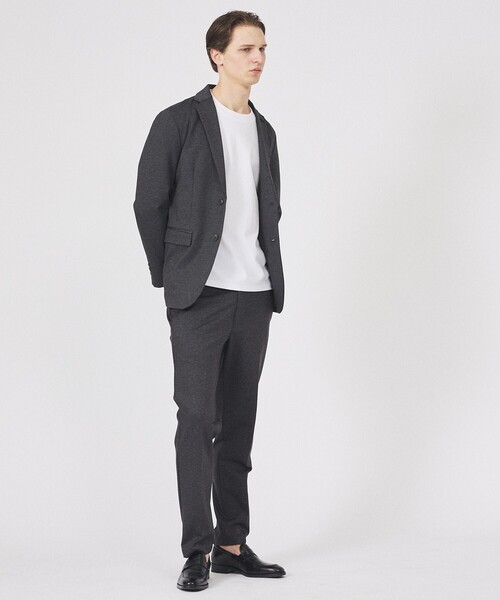 ABAHOUSE GRAY（アバハウスグレイ）の「ヘリンボーン ジャガード 長袖Tシャツ（Tシャツ/カットソー・メンズ・グレイッシュブルー/ホワイト/グレイッシュベージュ/ブラック・48/46）」の12枚目の写真