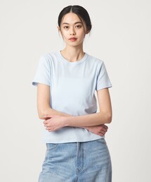 <EMMEL REFINES>EM フライスクルーネック チビTシャツ