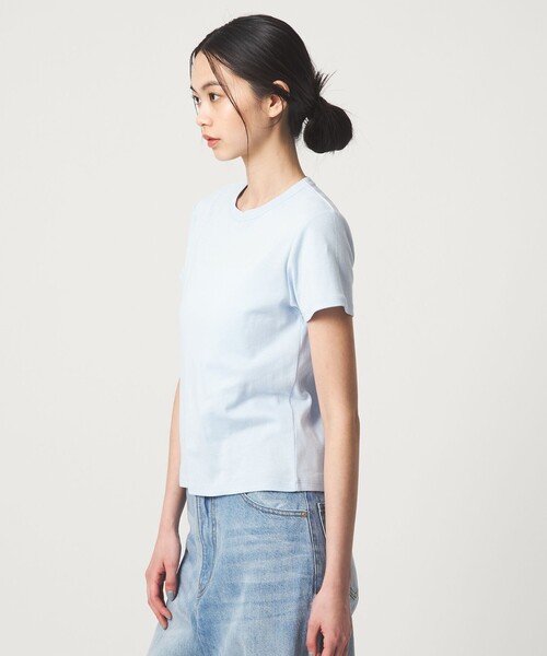 EMMEL REFINES（エメルリファインズ）の「＜EMMEL REFINES＞EM フライスクルーネック チビTシャツ（Tシャツ/カットソー・レディース・ワインレッド/ケリーグリーン/ライトブルー・FREE）」の15枚目の写真