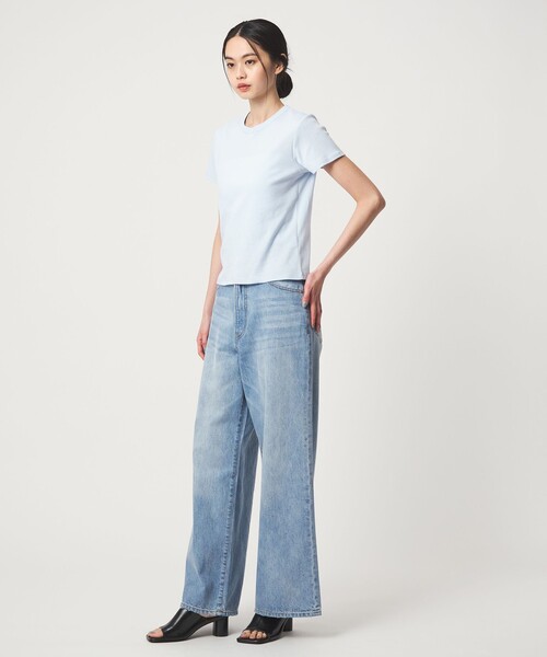 EMMEL REFINES（エメルリファインズ）の「＜EMMEL REFINES＞EM フライスクルーネック チビTシャツ（Tシャツ/カットソー・レディース・ワインレッド/ケリーグリーン/ライトブルー・FREE）」の18枚目の写真