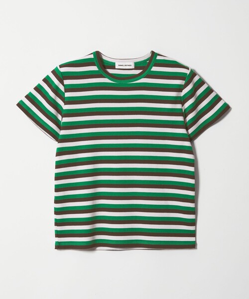 EMMEL REFINES（エメルリファインズ）の「＜EMMEL REFINES＞EM フライスクルーネック チビTシャツ（Tシャツ/カットソー・レディース・ワインレッド/ケリーグリーン/ライトブルー・FREE）」の21枚目の写真
