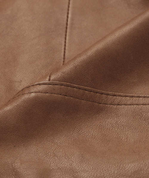 GUILD PRIME（ギルドプライム）の「☆2016S/S GirlsAwardにてシュガーさん着用☆【GUILD PRIME】WOMENS ベージュハーフスリーブライダース（ライダースジャケット・レディース・ベージュ・36/34）」の9枚目の写真