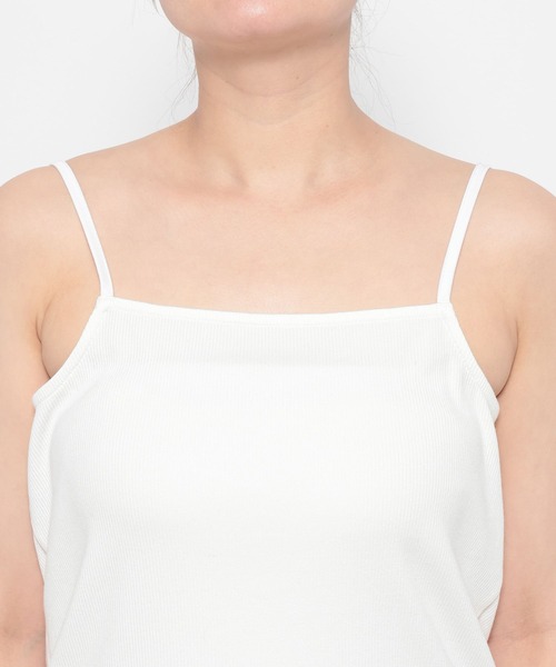 LEPSIM(レプシィム)の「裾アソートレイヤードキャミ 639411(キャミソール・レディース・アイボリー/オフホワイト・TALL/FREE)」の7枚目の写真