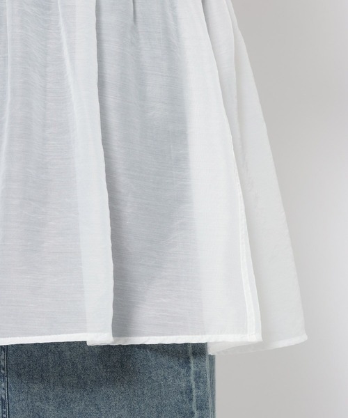 LEPSIM(レプシィム)の「裾アソートレイヤードキャミ 639411(キャミソール・レディース・アイボリー/オフホワイト・TALL/FREE)」の9枚目の写真