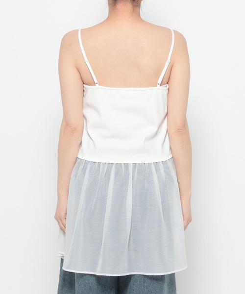 LEPSIM(レプシィム)の「裾アソートレイヤードキャミ 639411(キャミソール・レディース・アイボリー/オフホワイト・TALL/FREE)」の14枚目の写真