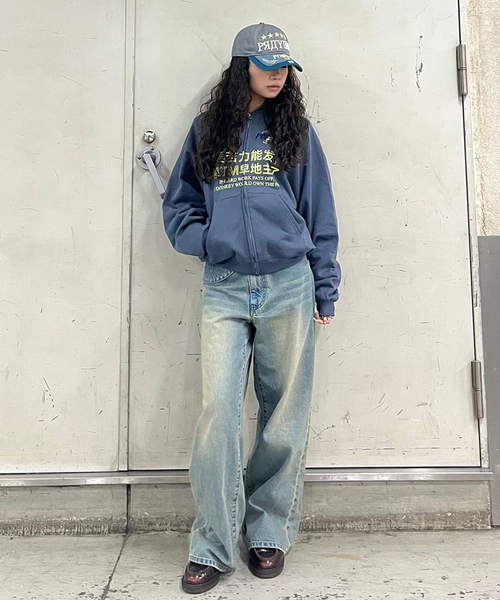 Oriens JOURNAL STANDARD(オリエンス ジャーナルスタンダード)の「【Praying/プレイング】 Hard Work Hoodie(パーカー・レディース・ネイビー・SMALL/MEDIUM)」の3枚目の写真
