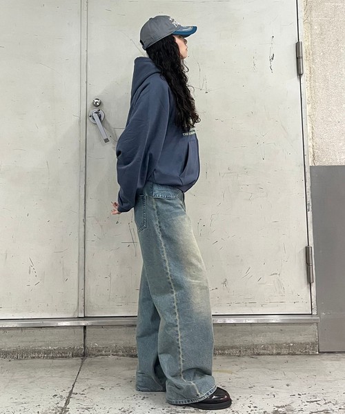 Oriens JOURNAL STANDARD(オリエンス ジャーナルスタンダード)の「【Praying/プレイング】 Hard Work Hoodie(パーカー・レディース・ネイビー・SMALL/MEDIUM)」の4枚目の写真