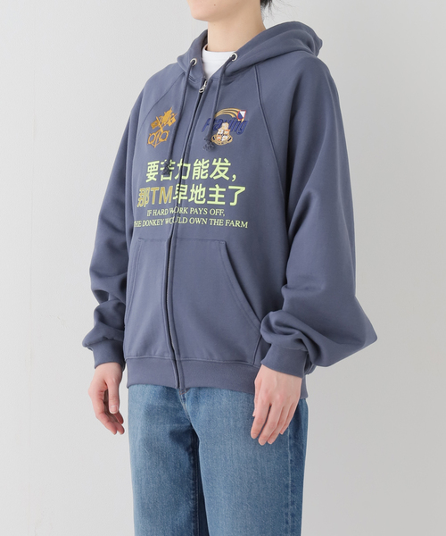 Oriens JOURNAL STANDARD(オリエンス ジャーナルスタンダード)の「【Praying/プレイング】 Hard Work Hoodie(パーカー・レディース・ネイビー・SMALL/MEDIUM)」の16枚目の写真