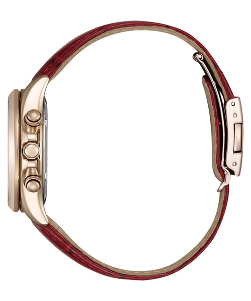 XC（クロスシー）の「xC クロスシー basic collection 光発電エコ・ドライブ クロノグラフ 限定モデル FB1405-15W（アナログ腕時計・レディース・レッド・FREE）」の8枚目の写真