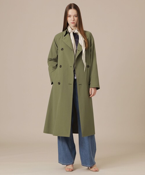 MACKINTOSH LONDON（マッキントッシュ ロンドン）の「コンフォータブルタスラントレンチコート（トレンチコート・レディース・ベージュ/カーキ・38）」の5枚目の写真
