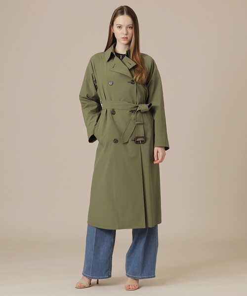 MACKINTOSH LONDON（マッキントッシュ ロンドン）の「コンフォータブルタスラントレンチコート（トレンチコート・レディース・ベージュ/カーキ・38）」の6枚目の写真