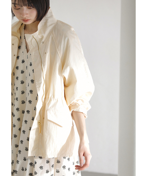 La TOTALITE（ラトータリテ）の「【洗える】ライトハーフブルゾン（その他アウター・レディース・アイボリー/ブルー/ネイビー・FREE）」の9枚目の写真