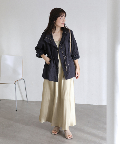 La TOTALITE（ラトータリテ）の「【洗える】ライトハーフブルゾン（その他アウター・レディース・アイボリー/ブルー/ネイビー・FREE）」の12枚目の写真