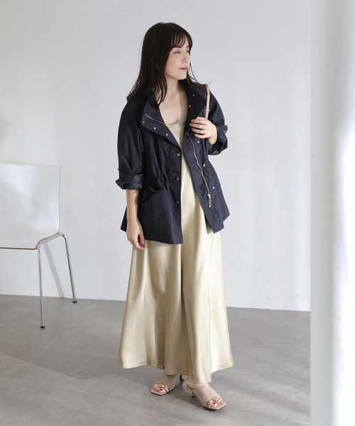 La TOTALITE（ラトータリテ）の「【洗える】ライトハーフブルゾン（その他アウター・レディース・アイボリー/ブルー/ネイビー・FREE）」の13枚目の写真