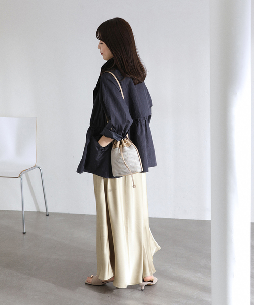 La TOTALITE（ラトータリテ）の「【洗える】ライトハーフブルゾン（その他アウター・レディース・アイボリー/ブルー/ネイビー・FREE）」の14枚目の写真