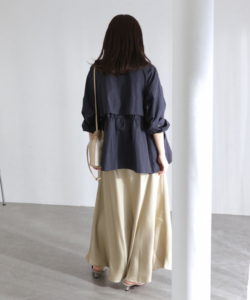 La TOTALITE（ラトータリテ）の「【洗える】ライトハーフブルゾン（その他アウター・レディース・アイボリー/ブルー/ネイビー・FREE）」の15枚目の写真