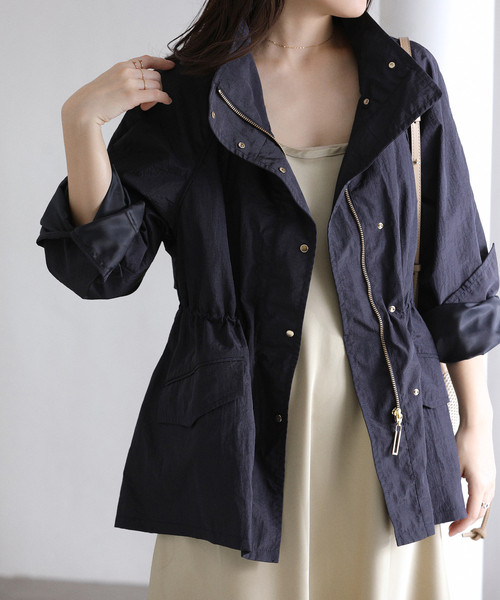 La TOTALITE（ラトータリテ）の「【洗える】ライトハーフブルゾン（その他アウター・レディース・アイボリー/ブルー/ネイビー・FREE）」の16枚目の写真